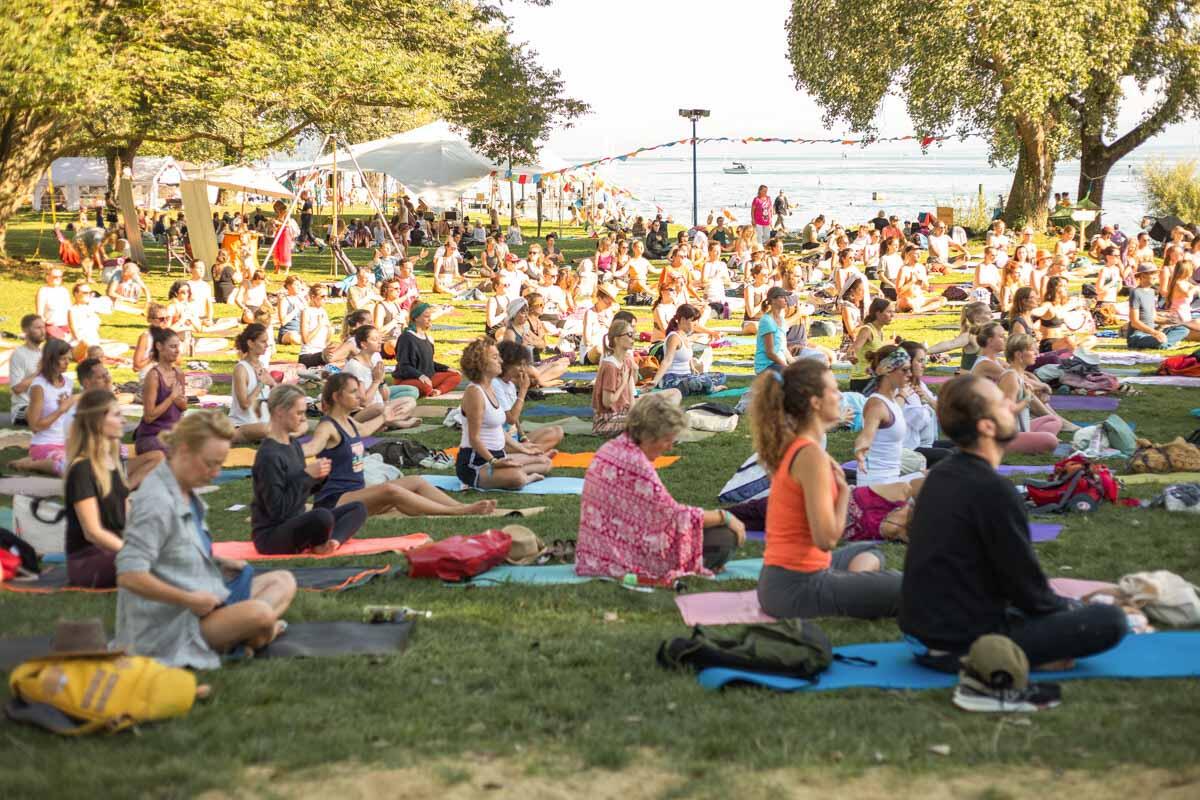 Yogafestival Bodensee im Sommer