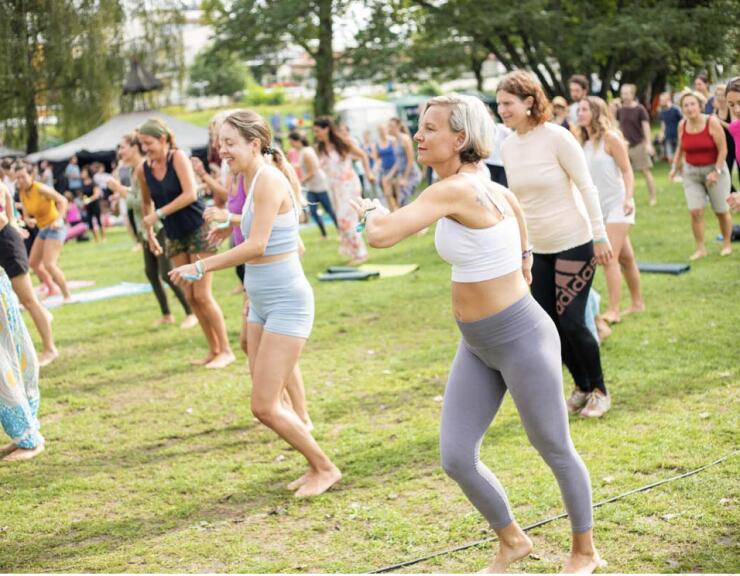 Yogafestival Bodensee im Sommer