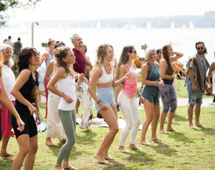 Yogafestival Bodensee im Sommer