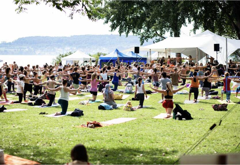 Yogafestival Bodensee im Sommer